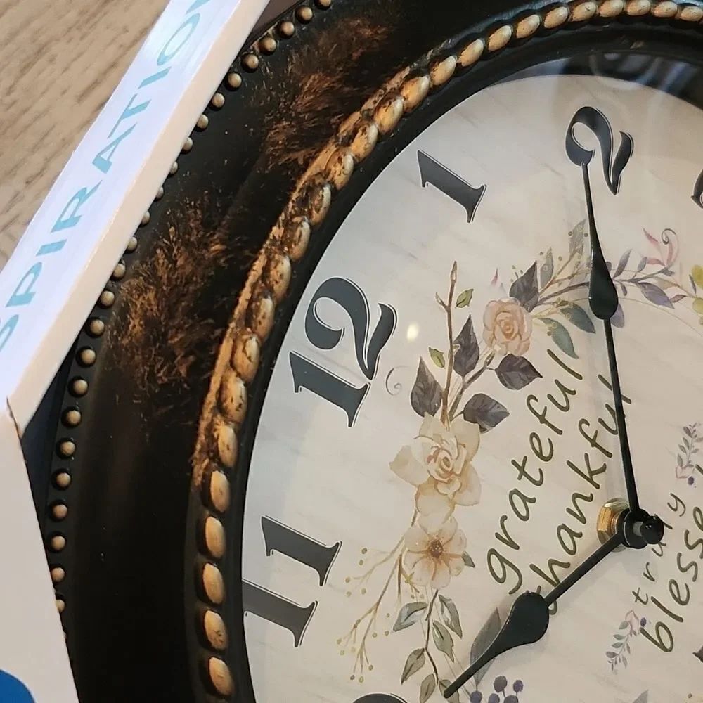 Inspirational wall clock NWT - Picture 2 of 7